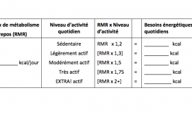 Calculer vos besoins énergétiques