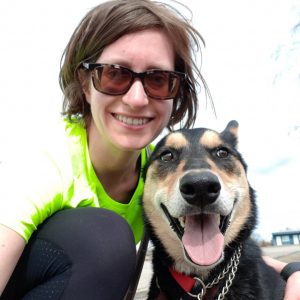 Meghan Cartwright and dog Bailey