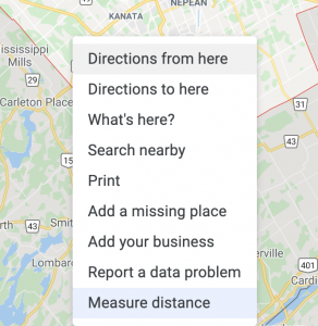 Driving Directions with Google Maps